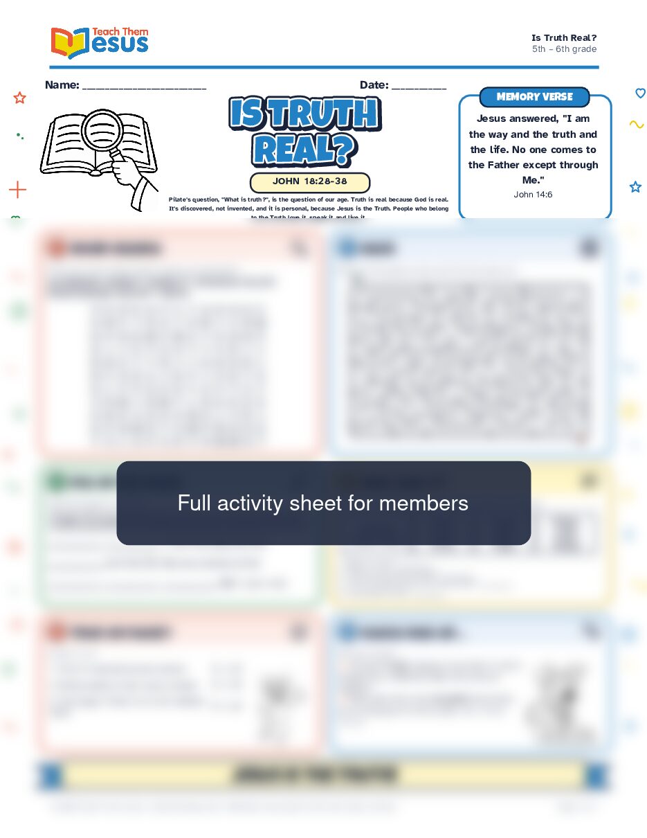 Preview of the 5th – 6th grade student handout